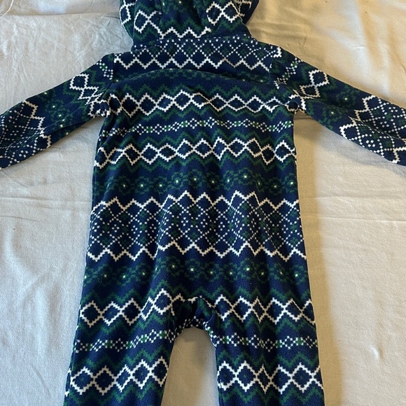 Carter's - Blue and Green Patterned Footie Bunting Bag - Picture 5 of 5